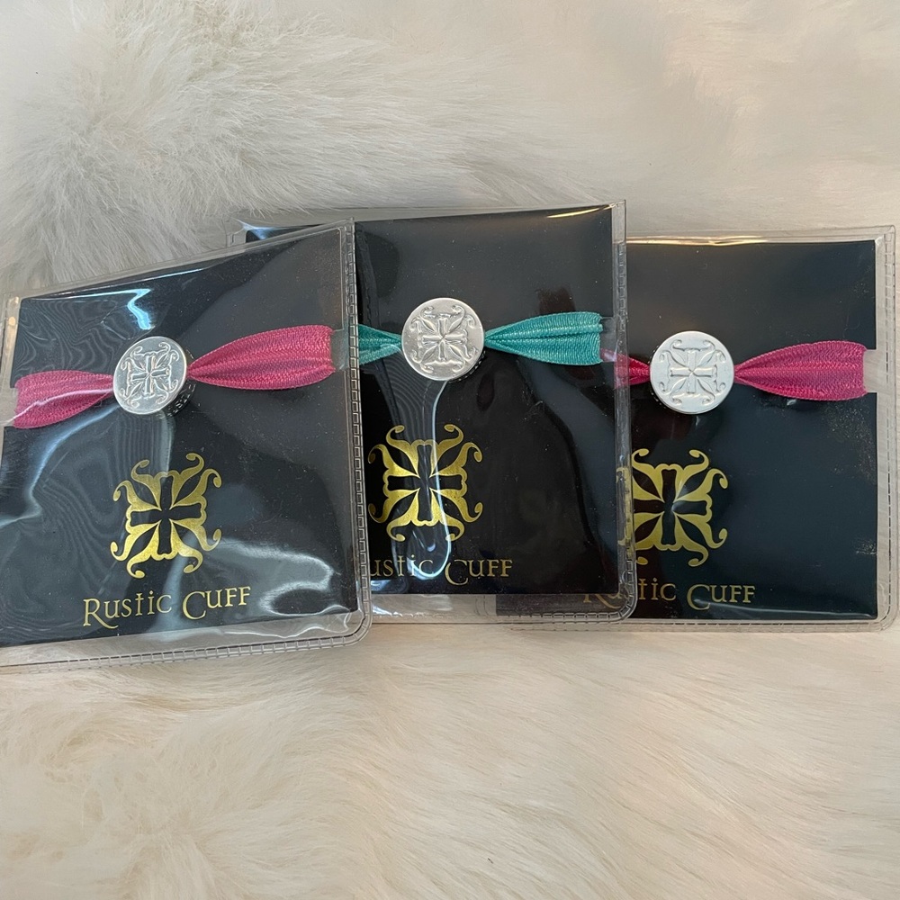 Brand new. Rustic Cuff hair ties